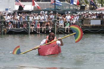 Schooner Wharf Minimal Regatta 2008 photo - Duval Street, Key West